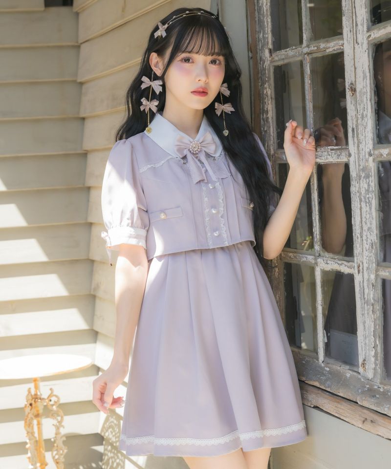 デコルテ開きツーピー風ワンピース | Rlab store