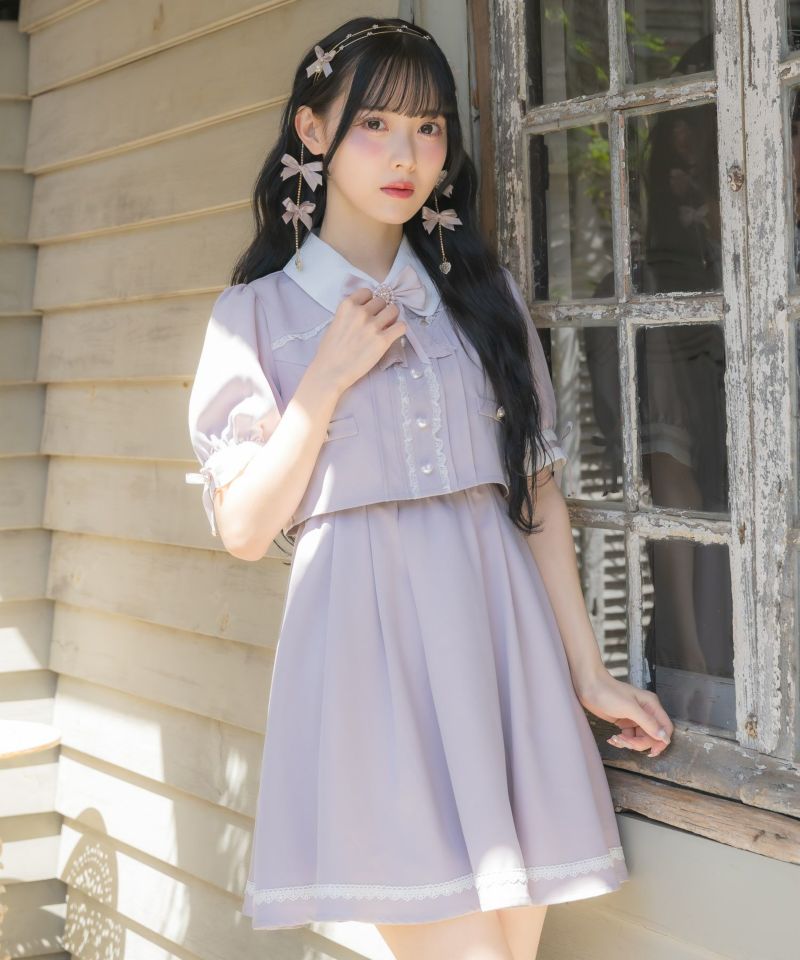 デコルテ開きツーピー風ワンピース | Rlab store
