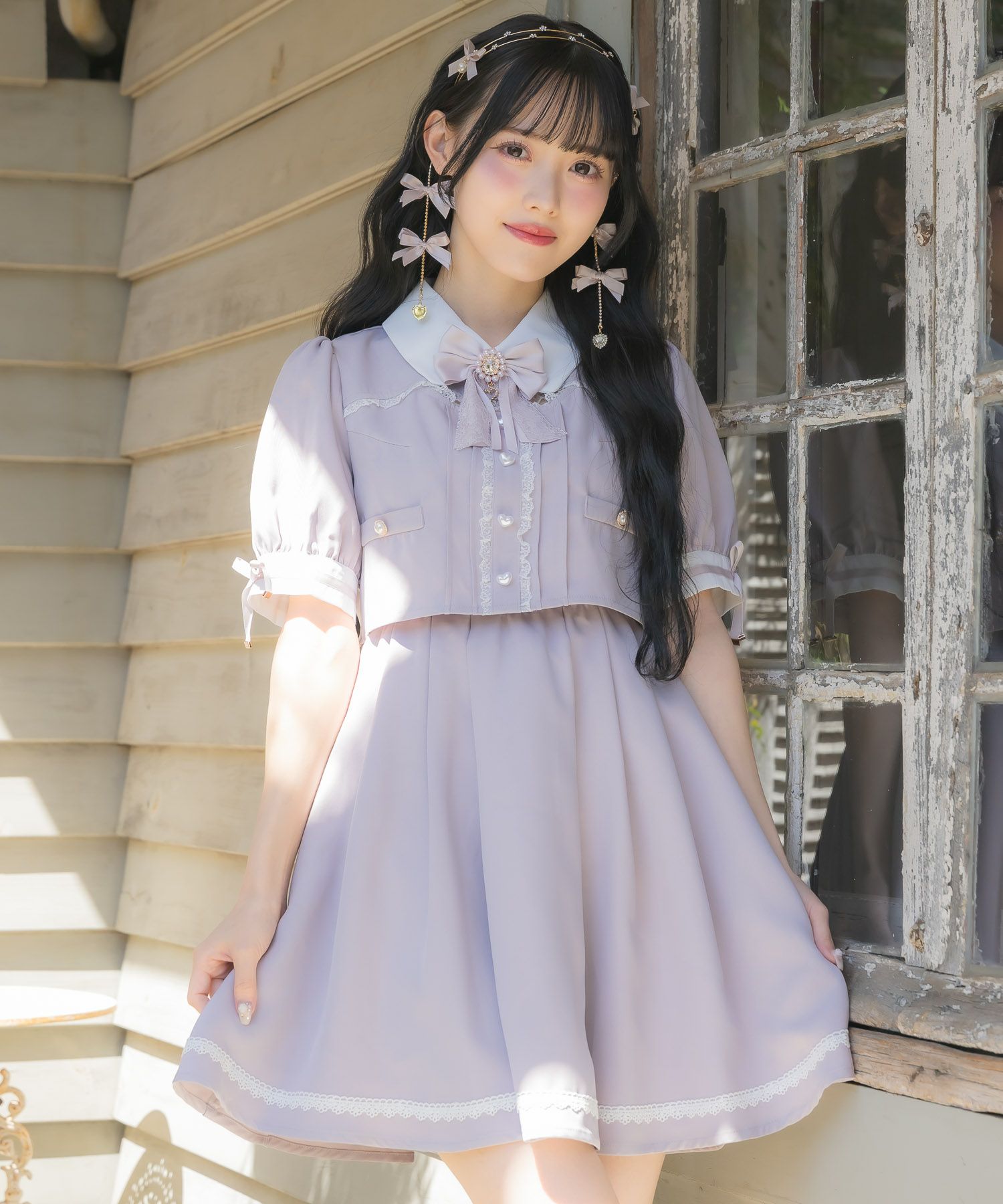 デコルテ開きツーピー風ワンピース | Rlab store