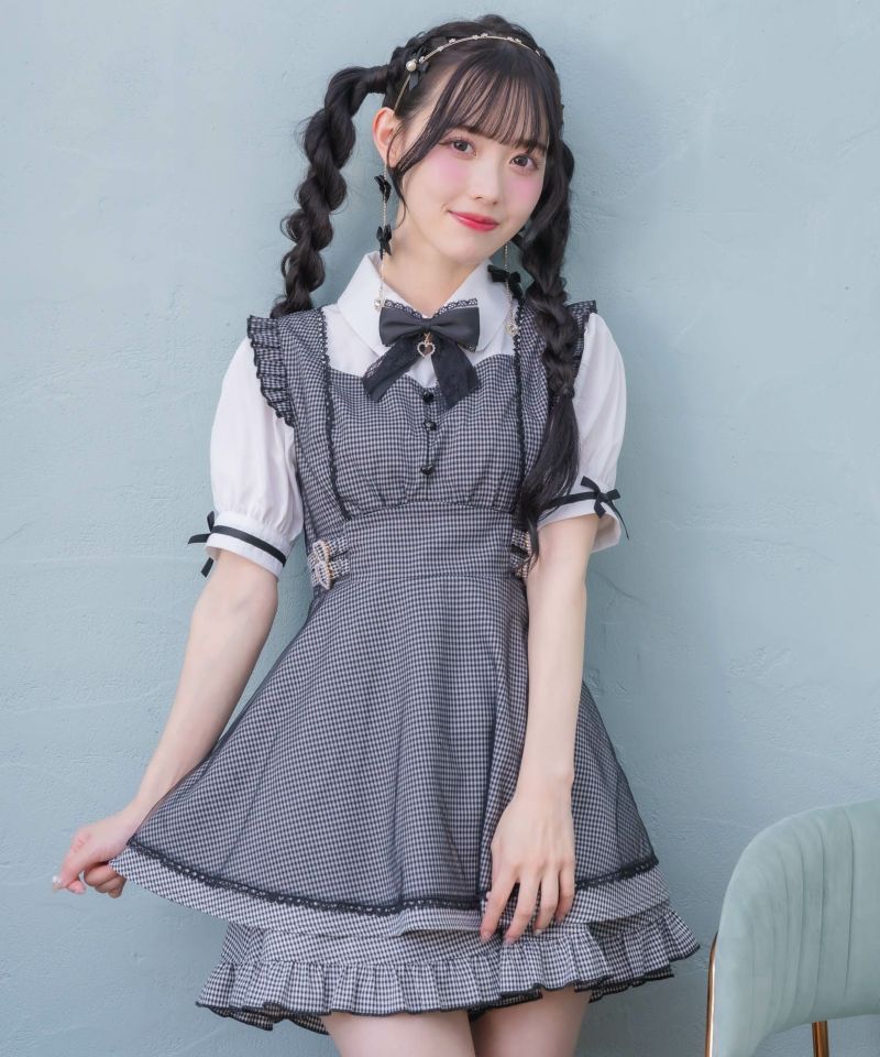 HARE 【LADIES】 チュールレイヤーデザインワンピー ス HARE（ハレ）の「チュールレイヤーデザインワンピース(HARE