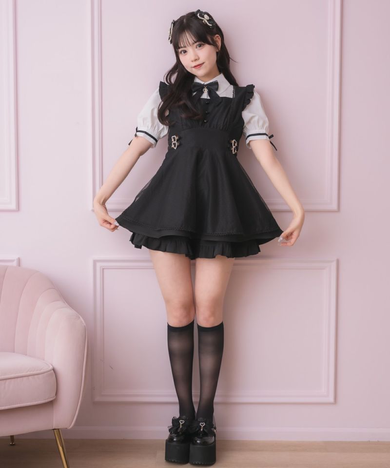 RADIATE 新作ジャガードチュールレイヤード　ワンピース  送料無料 RANDA｜【4サイズ展開】チュールレイヤードジャケットワンピース
