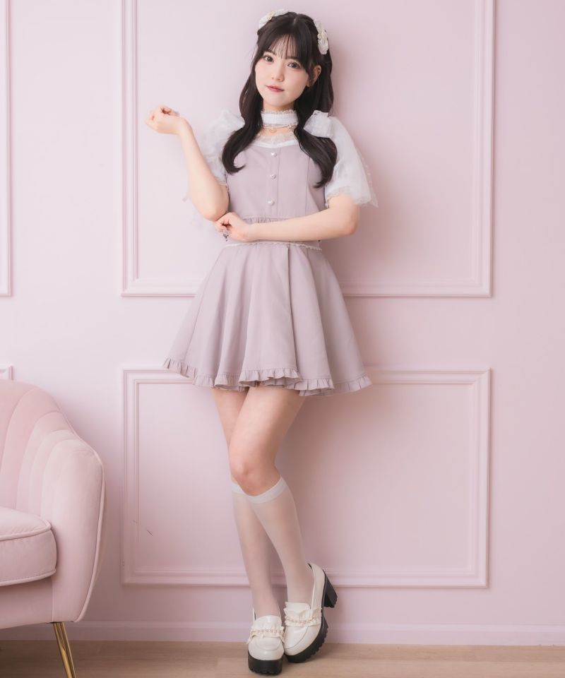 kumaTAO2yリボンビスチェ red quail fancy tops リボンビスチェ - Ank Rouge(アンクルージュ)のTシャツ