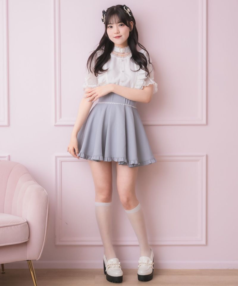 ASTRAET シェルプリントフレアスカート ASTRAET（アストラット）の「＜ASTRAET（アストラット）＞シェル