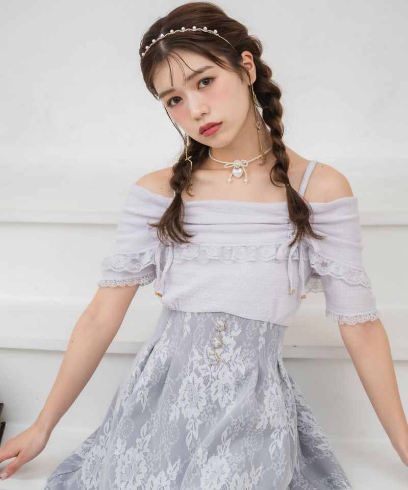 REBECCA VALLANCE★フリル オフショルダー ワンピース★関税込 REBECCA VALLANCE(レベッカバランス) ワンピース