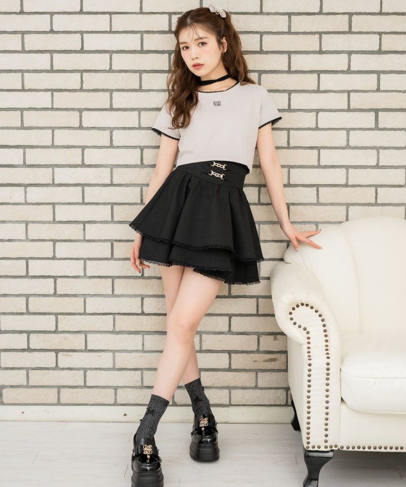 関税送料込【PATOU】フレアレッグモデル ブークレ ブラック 楊柳フレアパンツ(Mサイズ ブラック): レディース｜パシオスNet