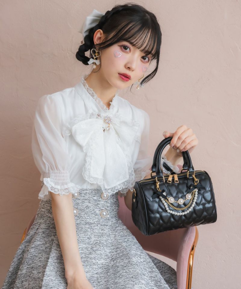ハートキルティングチェーンBAG | Rlab store
