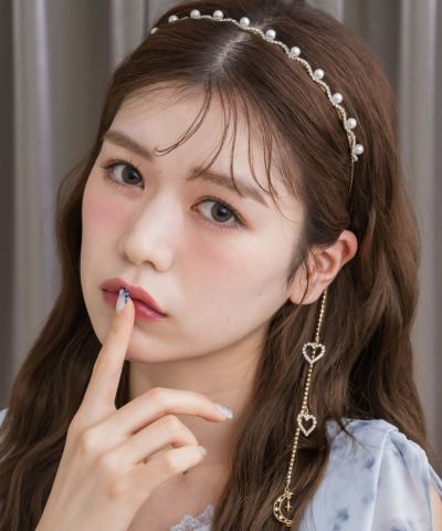 【チェーンが可愛い♪】CHANEL カチューシャ パイル チェーンが可愛い♪】CHANEL カチューシャ パイル