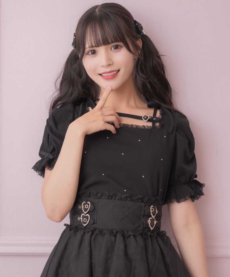 デコルテトップス　フローラル　Tostalgic Clothing デコルテトップス フローラル Tostalgic Clothing Decorte tops