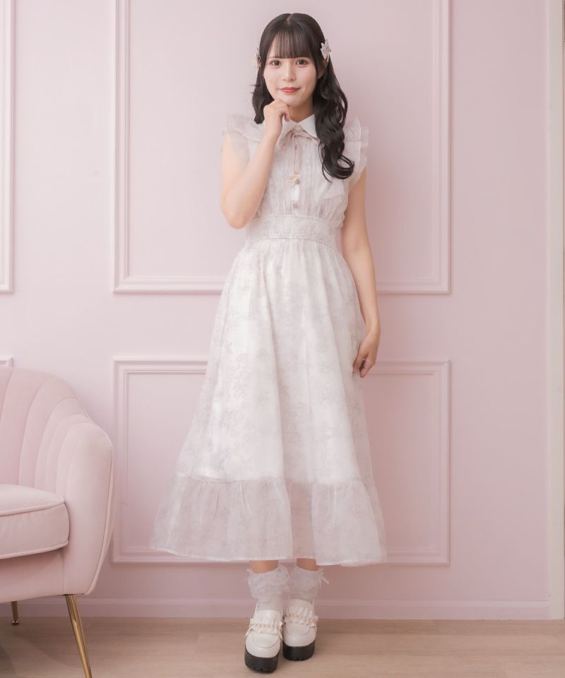 新品　Jacadi × LIBERTY 花柄　フリルスリーブ ワンピース　8A LIBERTY® COLLECTION | Jacadi Paris＜ジャカディ＞日本公式