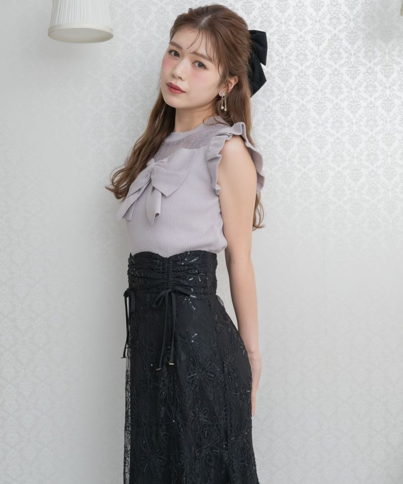 レミレリーフ　加工 フラワー スタッズ クロップド チノパンツ S オリーブ 花 ワイドミリタリーシャツ（小花スタッズ） - REMI RELIEF