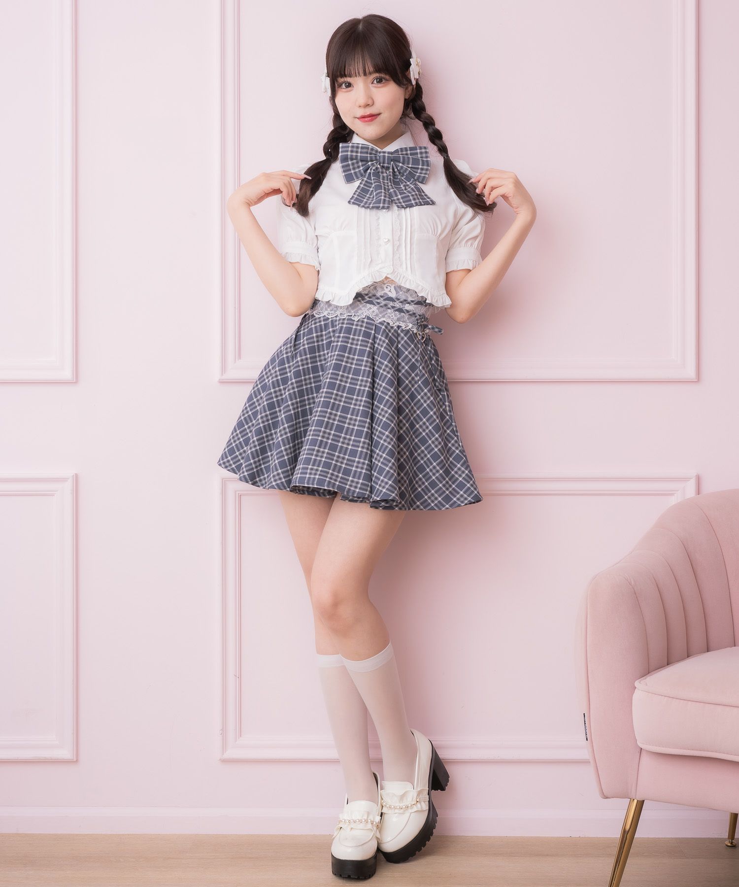 クロスリボンデザインスカート | Rlab store