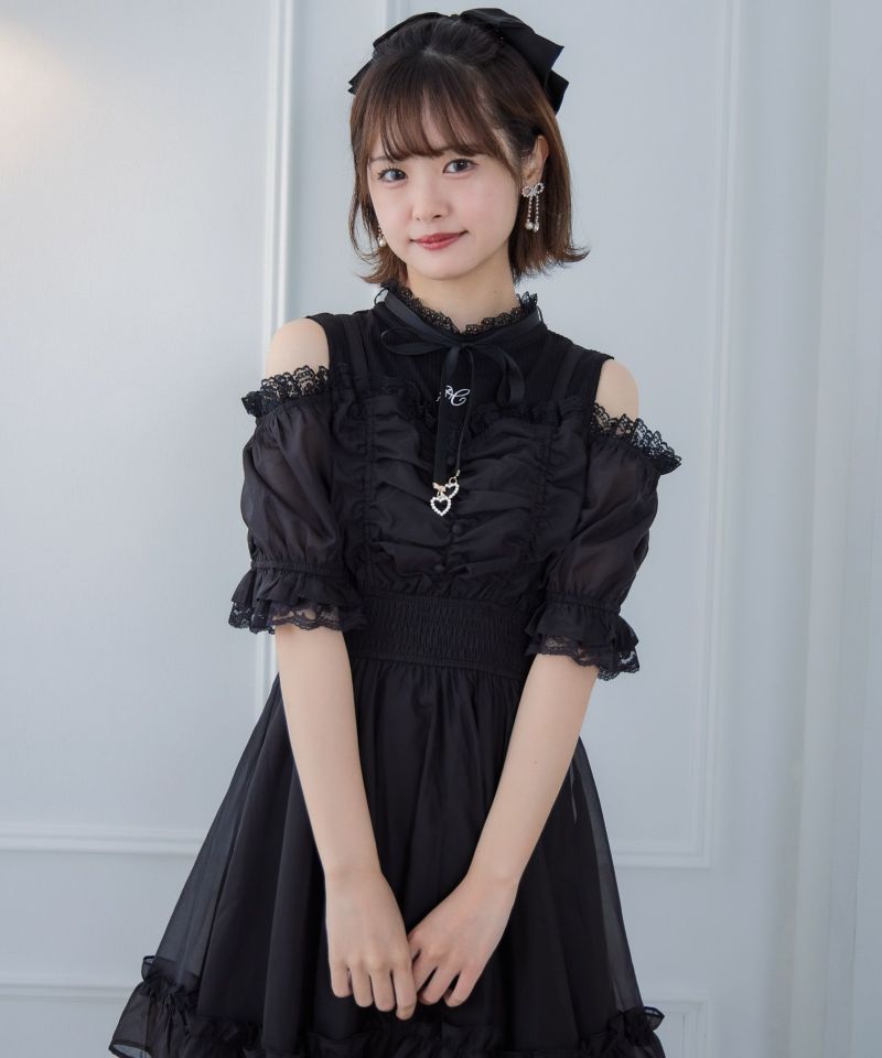 レイヤード風オフショルワンピース | Rlab store