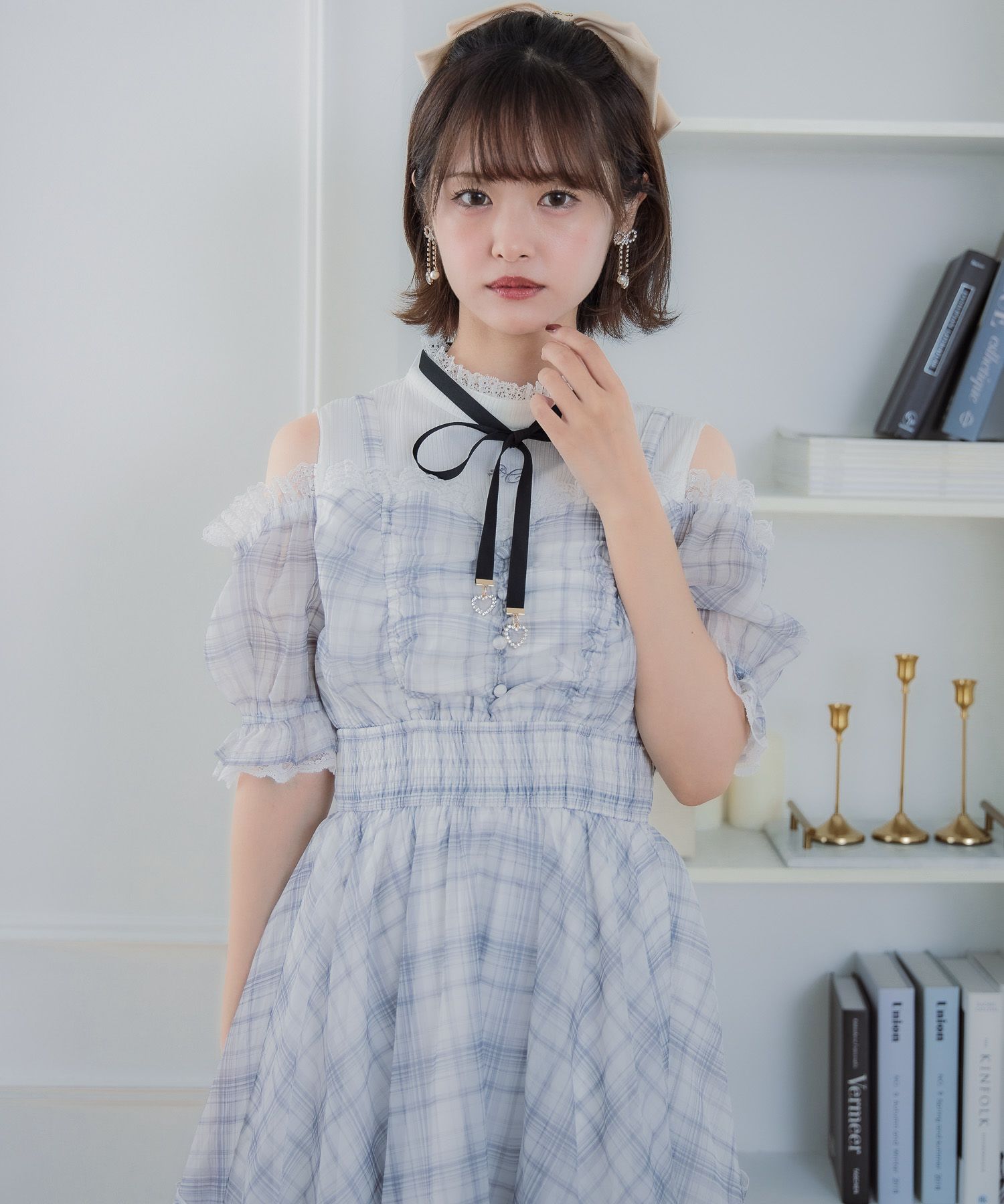 レイヤード風オフショルワンピース | Rlab store