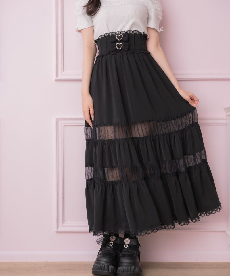 希少♡ ルンガルノフィレンツェ 子山羊革 ダブルスエードロングコート 花柄 シアー切り替えロングスカート | Rlab store