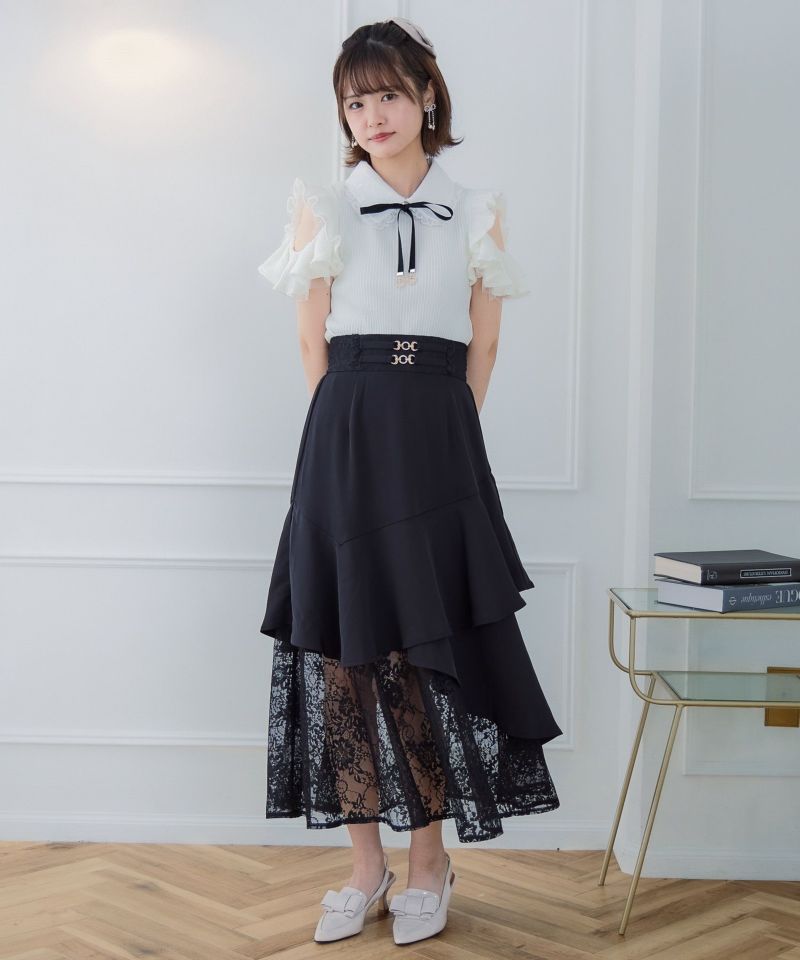 STELLA McCARTNEY ラッフルフリル プルオーバー スウェット STELLA McCARTNEY ラッフルフリル プルオーバー スウェット