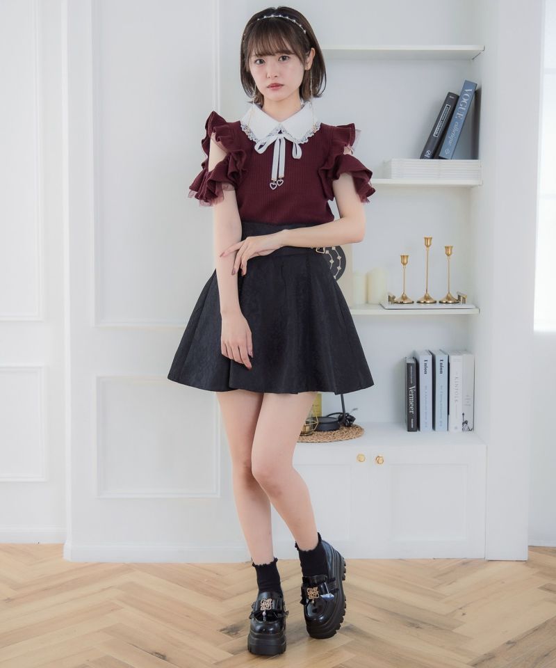 STELLA McCARTNEY ラッフルフリル プルオーバー スウェット