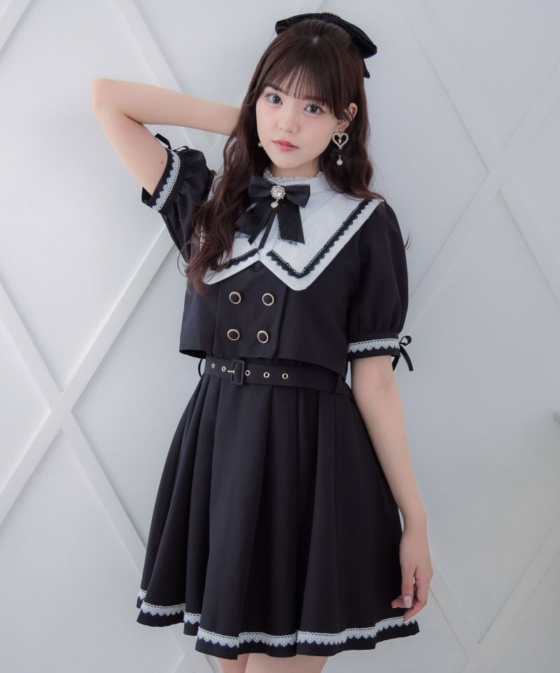 ワンピース HOBBYRA HOBBYRE 2ピースシャツレイヤードワンピース｜STYLEMIXER（スタイル