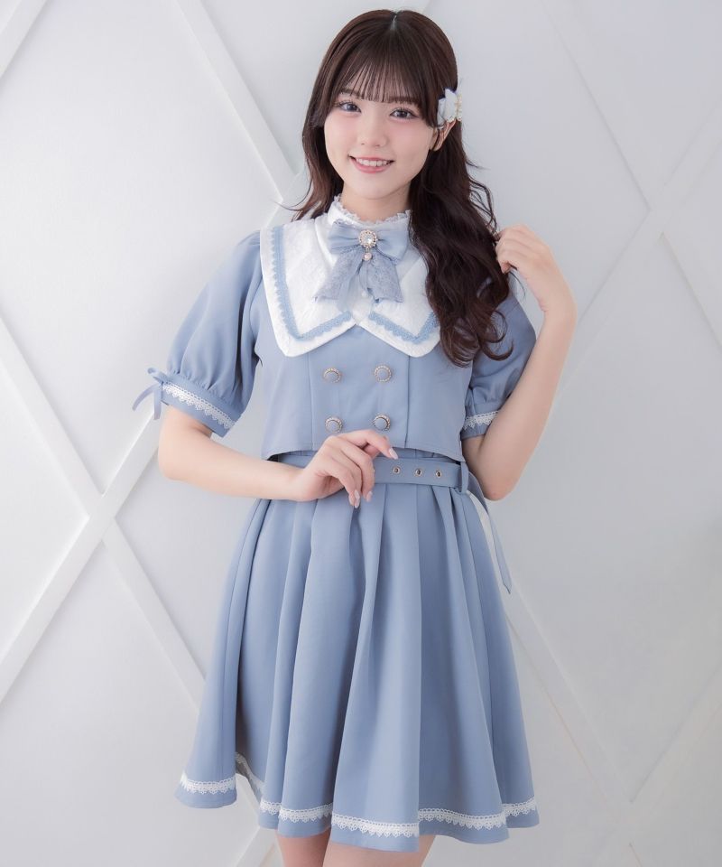 ワンピース HOBBYRA HOBBYRE 2ピースシャツレイヤードワンピース｜STYLEMIXER（スタイル
