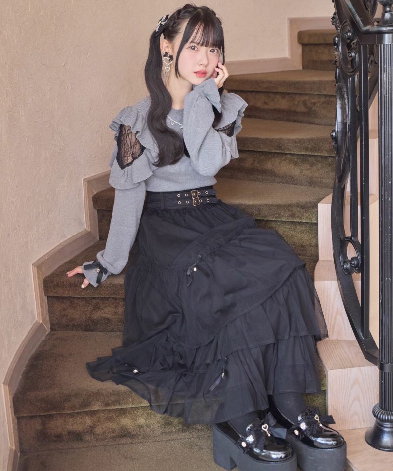 チュールティアードスカート | Rlab store