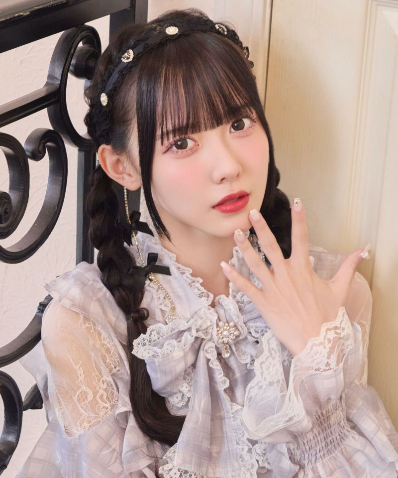 チェーンリボンレースフリルカチューシャ | Rlab store