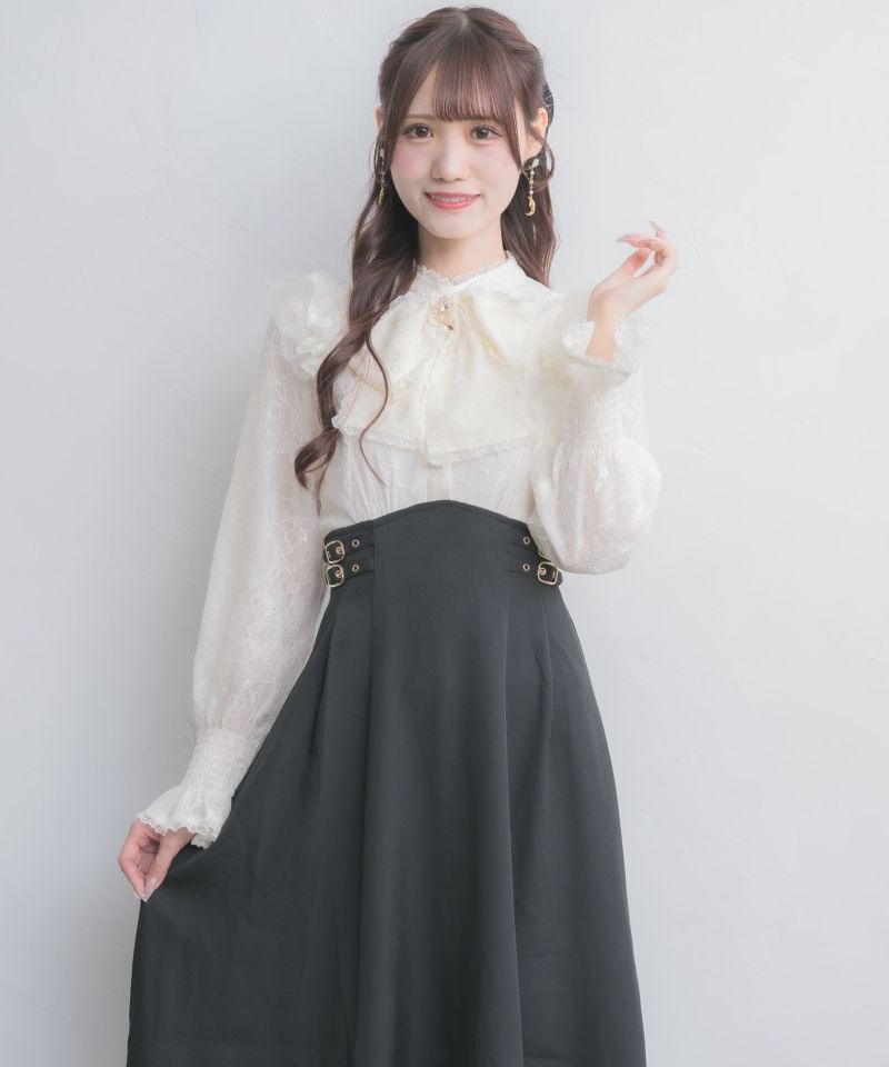 レーシードッキング長袖ワンピース | Rlab store