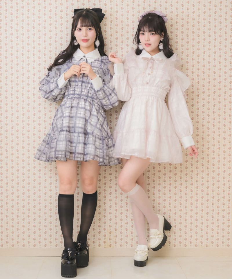 ROJITA 花柄ミニワンピース アイボリー ロジータ ROJITA 花柄半袖ミニワンピース （アイボリー