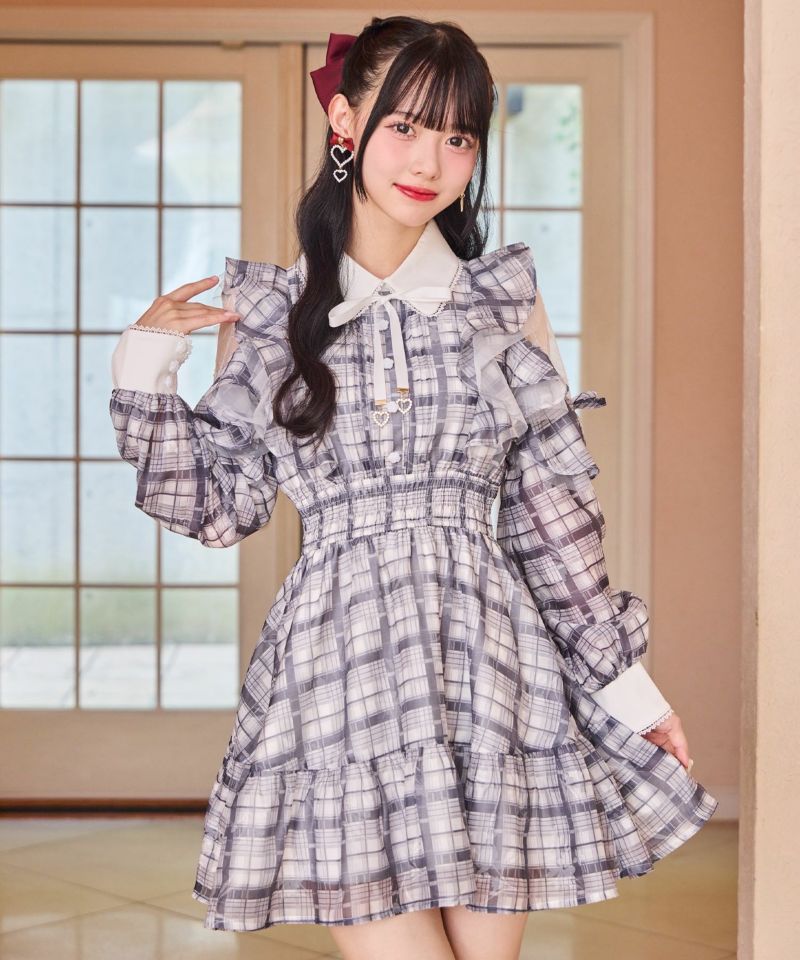 ROJITA　花柄半袖ミニワンピース Mサイズ追加】花柄半袖ミニワンピース（ワンピース）｜ROJITA