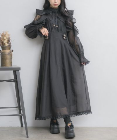 デコルテ開きロングワンピース | Rlab store