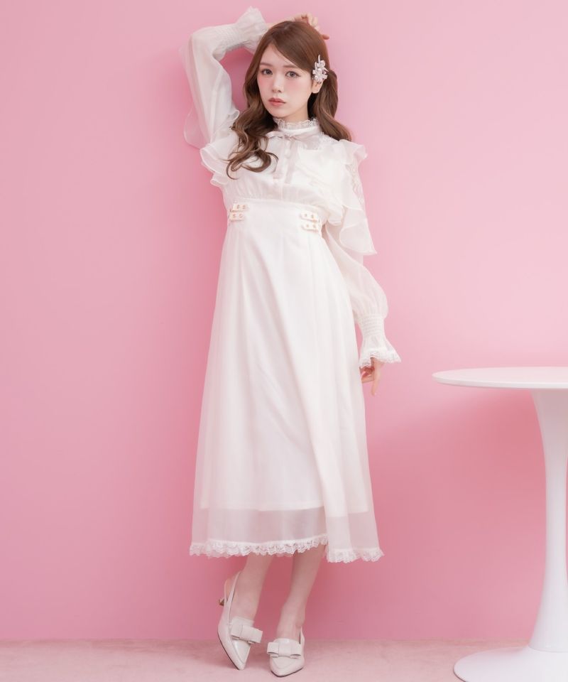 couturebyROJITA ラッフルシアーロングワンピース量産型 ラッフルシアーロングワンピース | Rlab store