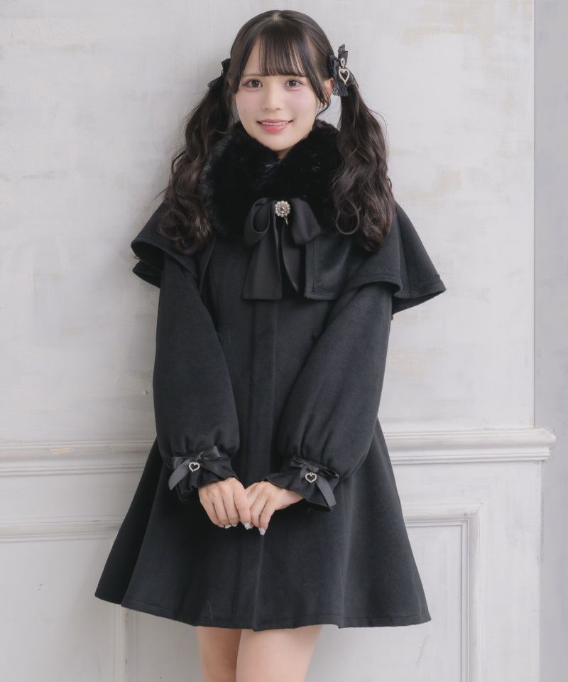 あやや　vioretta ヴィオレッタ 4Wayケープカラーコート あやや vioretta ヴィオレッタ 4Wayケープカラーコート VIOLETTA