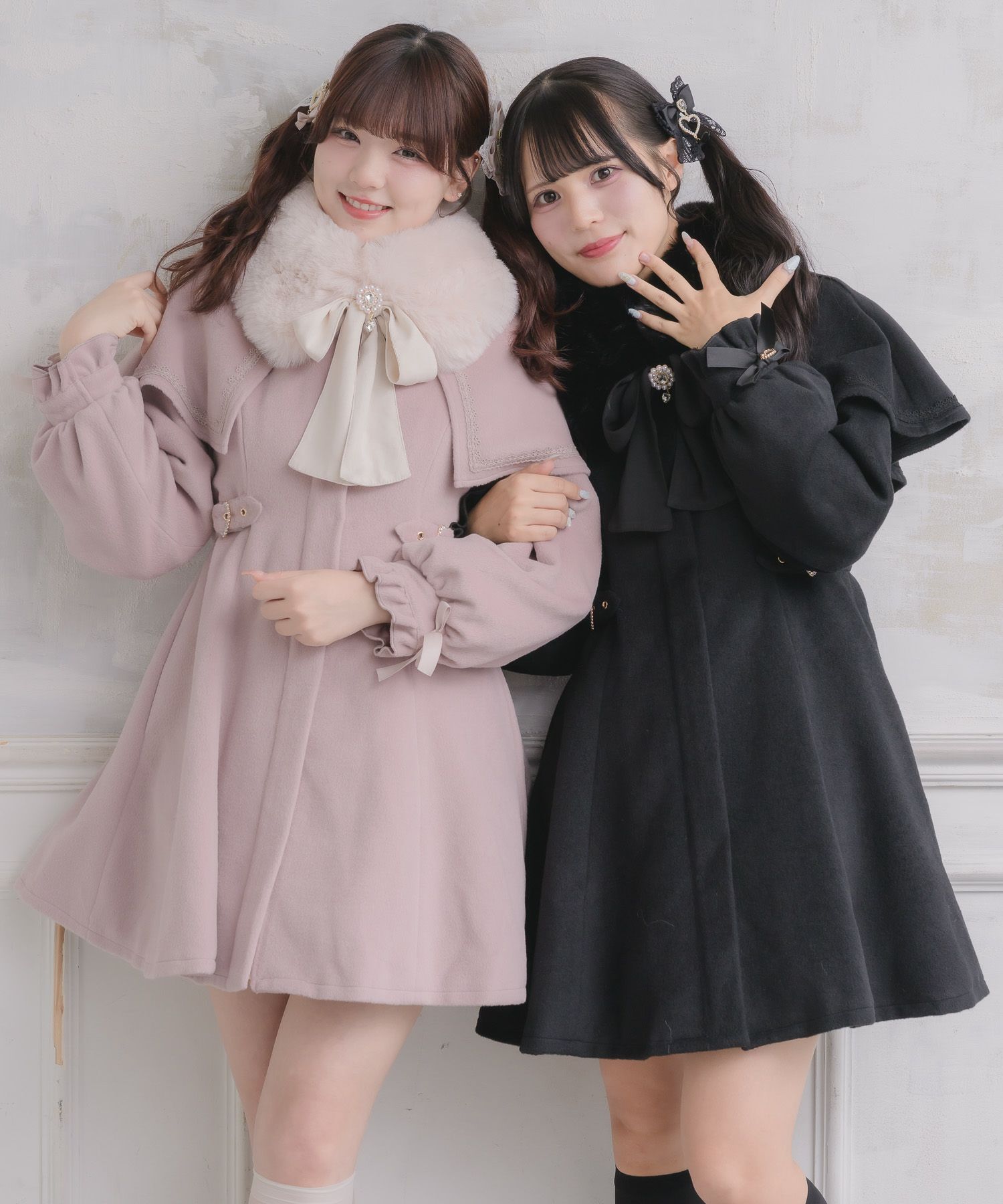 マルチWAYケープファーカラーコート | Rlab store