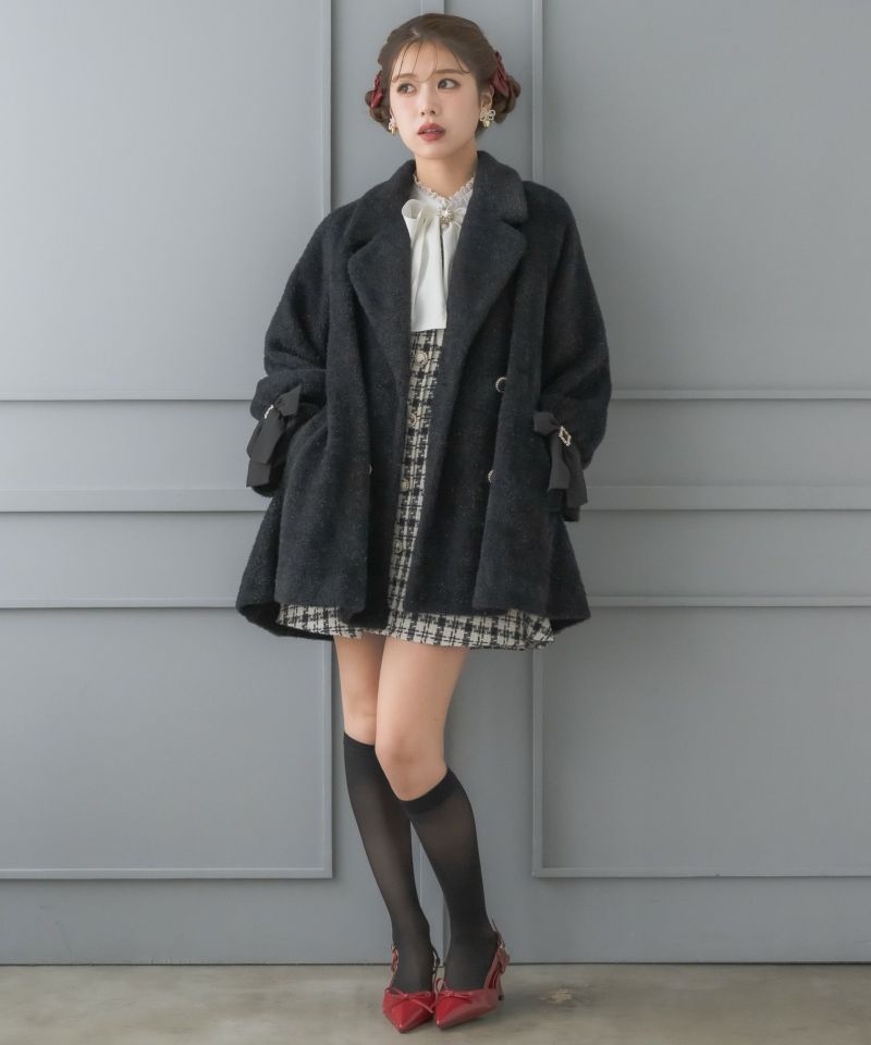 限定価格！　ロジータ　コート 期間限定10%off】ラメシャギーコート | Rlab store