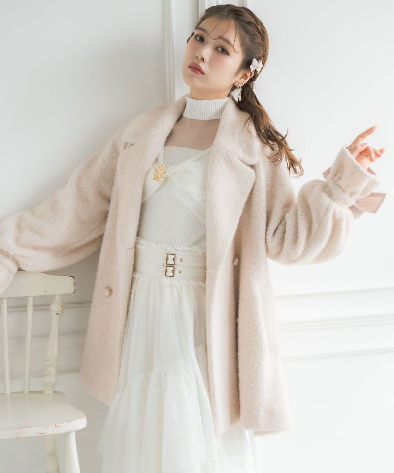 期間限定10%off】ラメシャギーコート | Rlab store