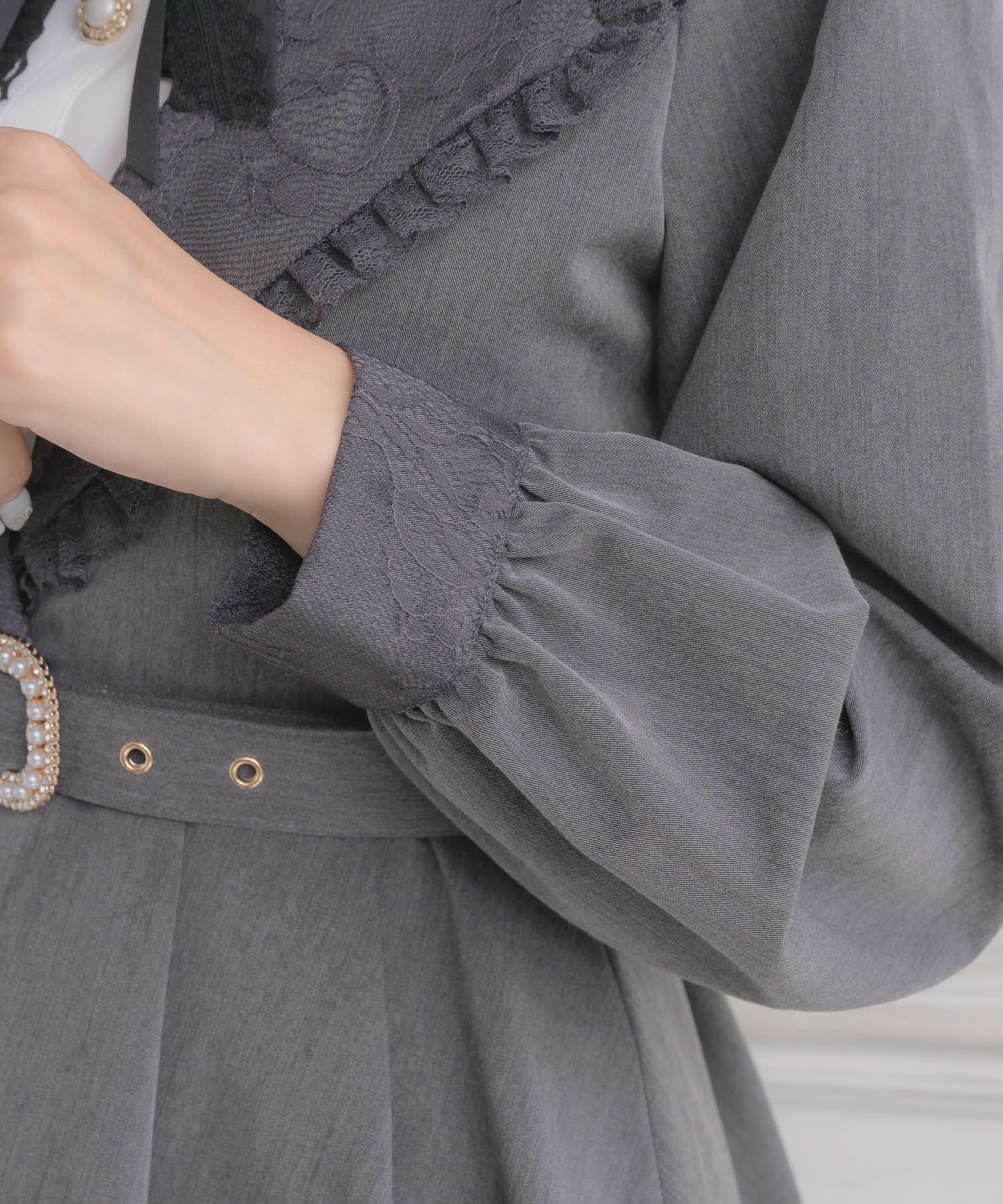 テーラー衿デザインワンピース | Rlab store