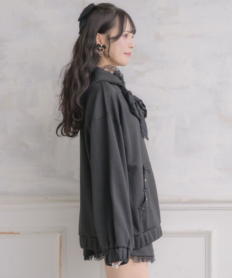 リボンデザインフーディーセットアップ | Rlab store