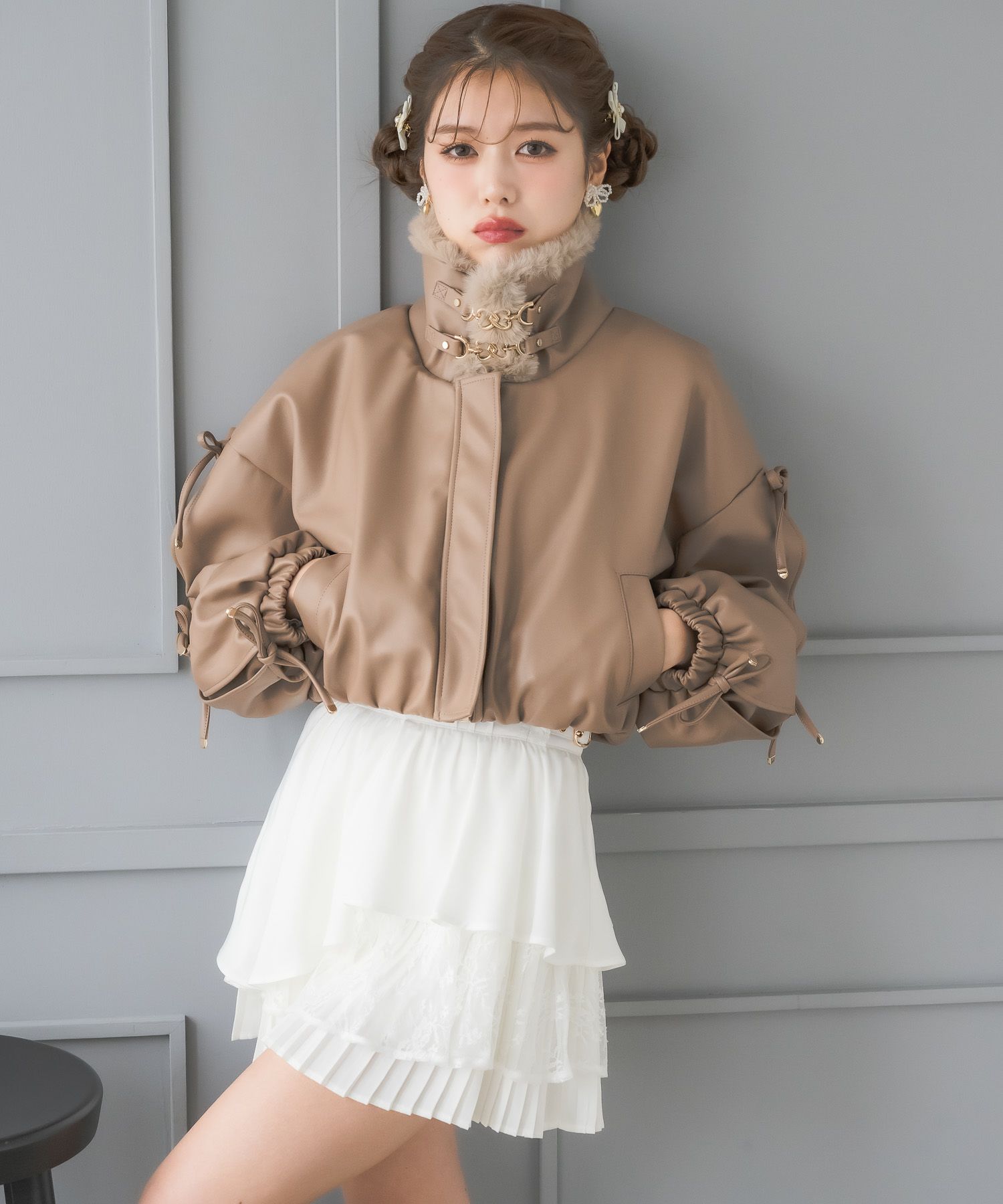ラメシャギーコート | Rlab store