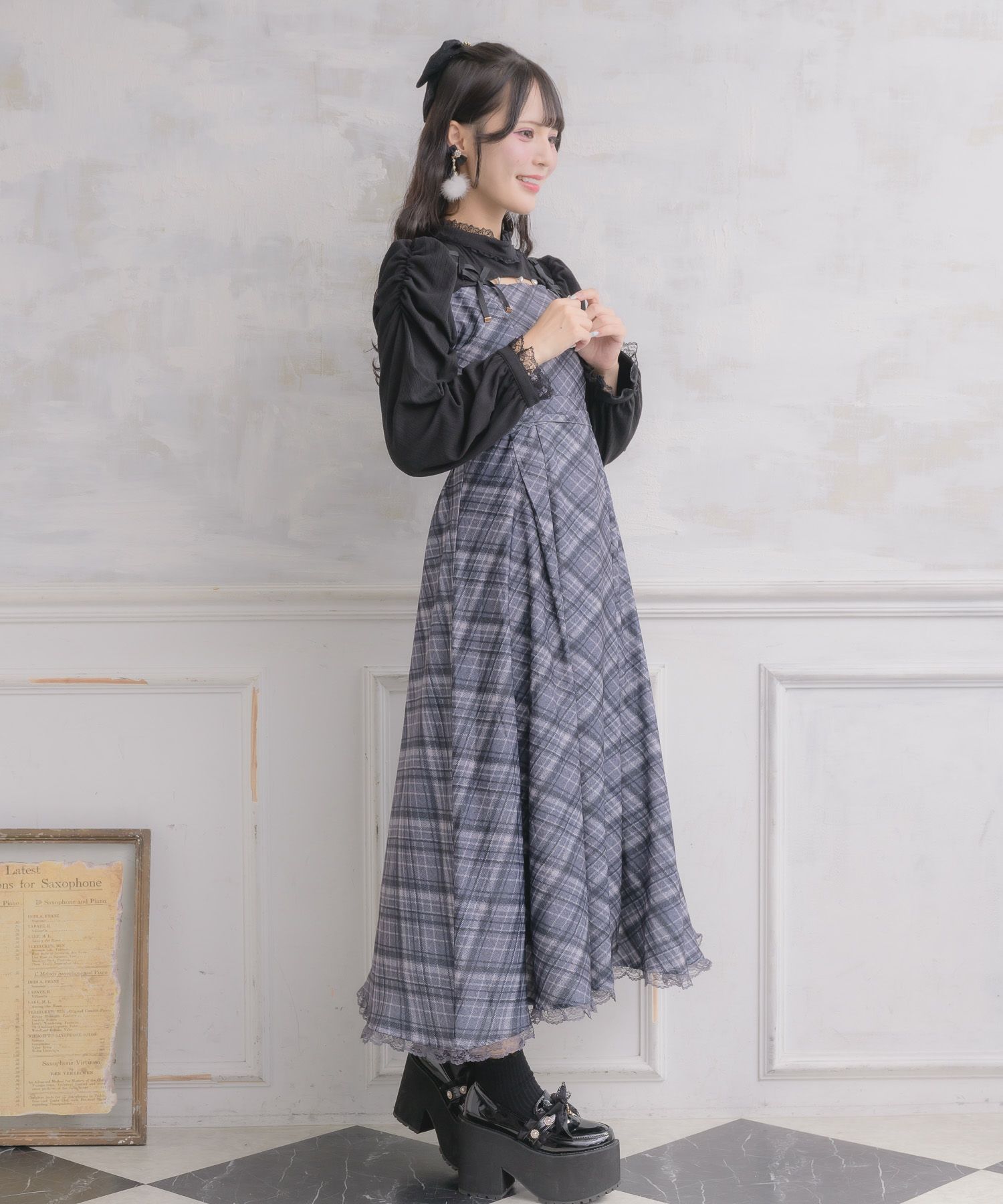 デコルテ開きロングワンピース | Rlab store
