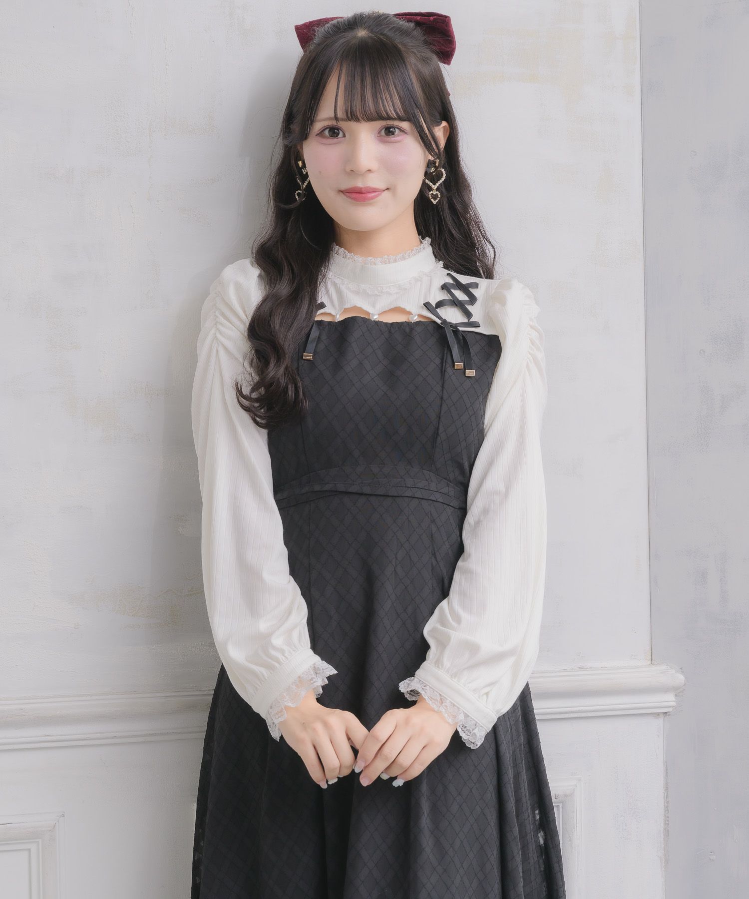 デコルテ開きロングワンピース デコルテ開きロングワンピース | Rlab store