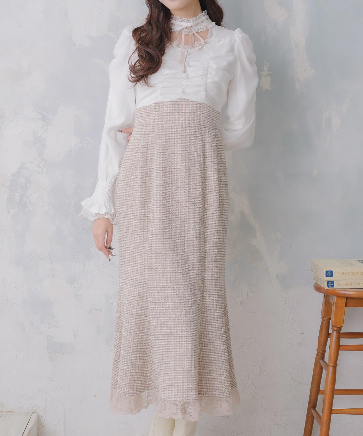 花柄ドッキングロングワンピース | Rlab store