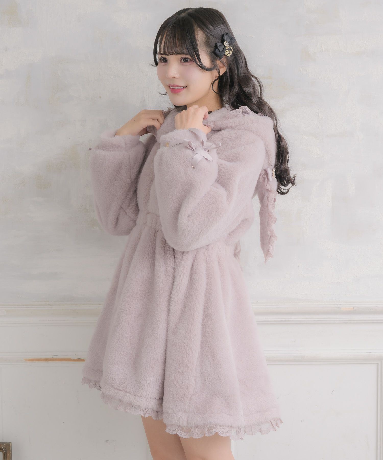うさ耳ファーコート | Rlab store
