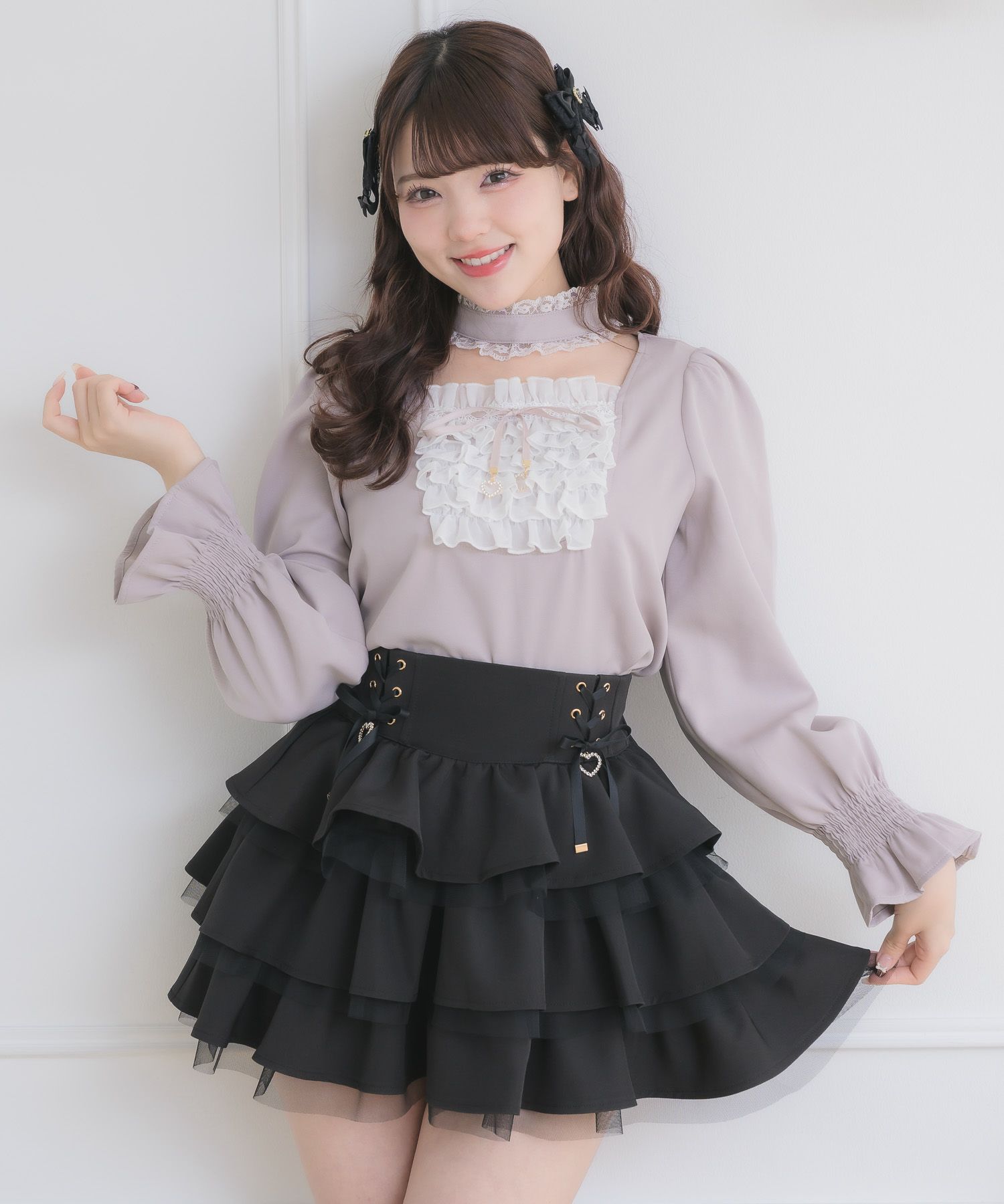メイドライクフリルトップス | Rlab store