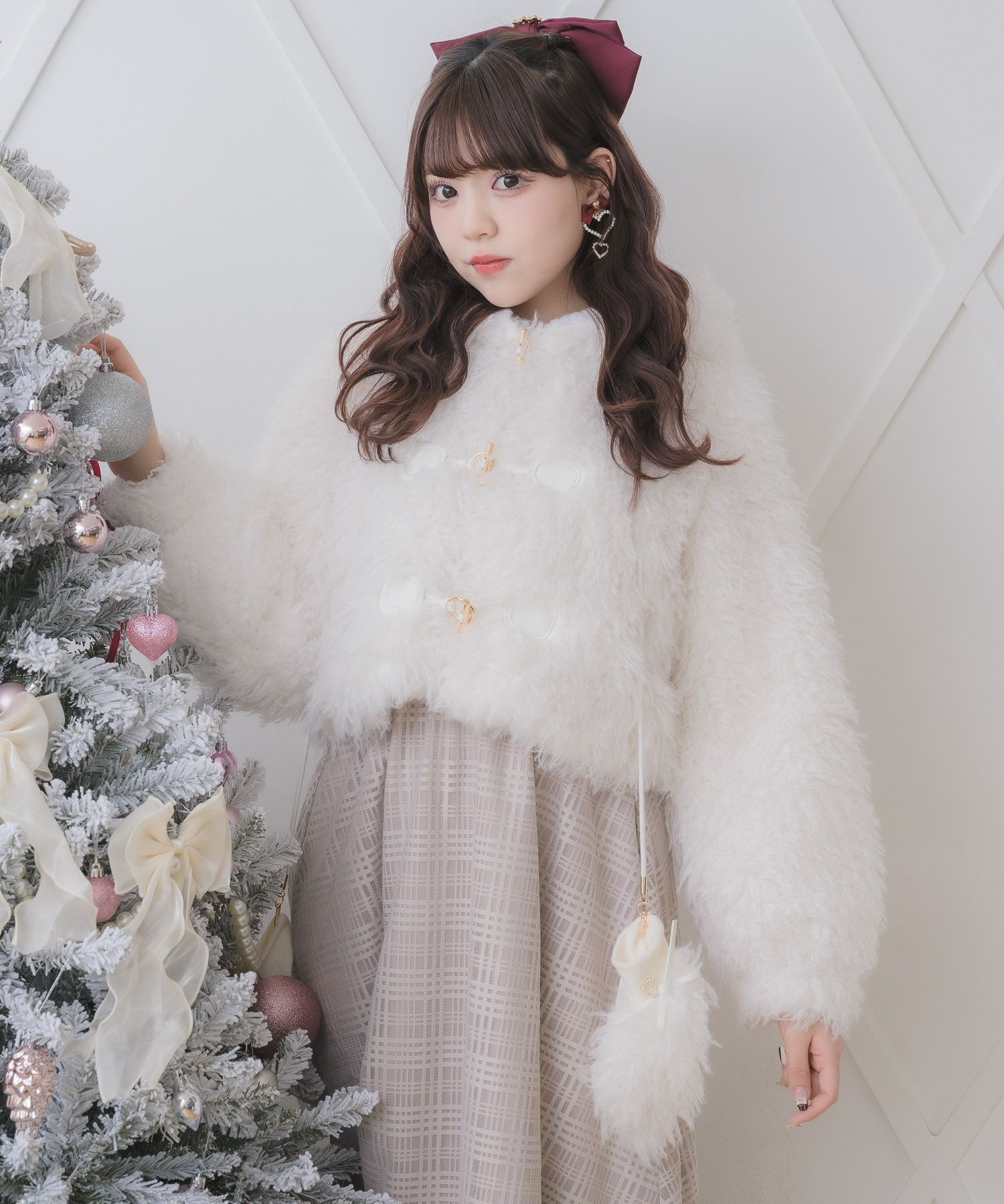 【moripon】みさん様プードルファーコート ミトン付きプードルファーコート | Rlab store