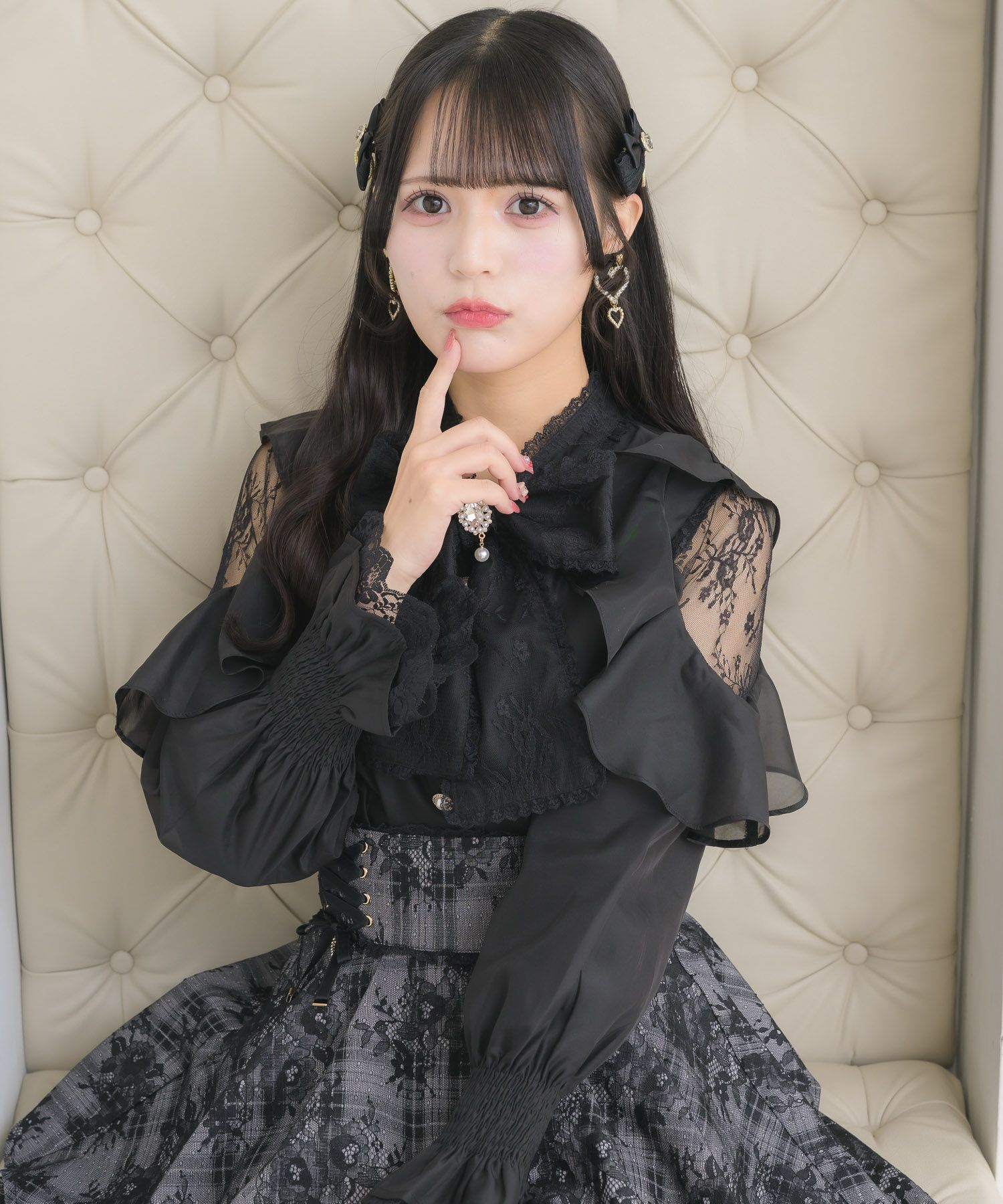 カレンソロジー　ポプリンラッフルブラウス ポプリンラッフルブラウス | [公式]カレンソロジー（Curensology）通販