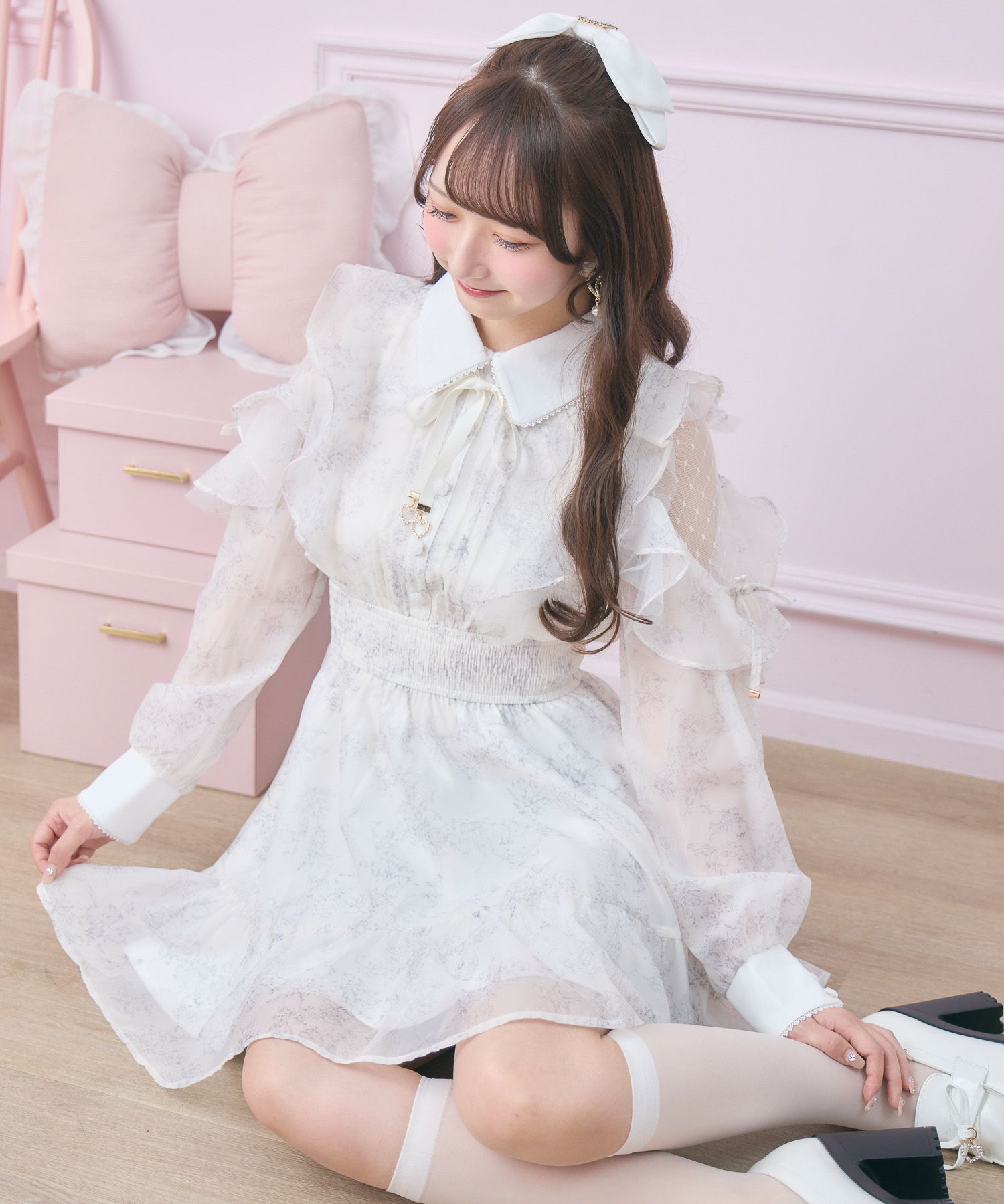 ROJITA 花柄ミニワンピース 花柄ミニワンピース | Rlab store