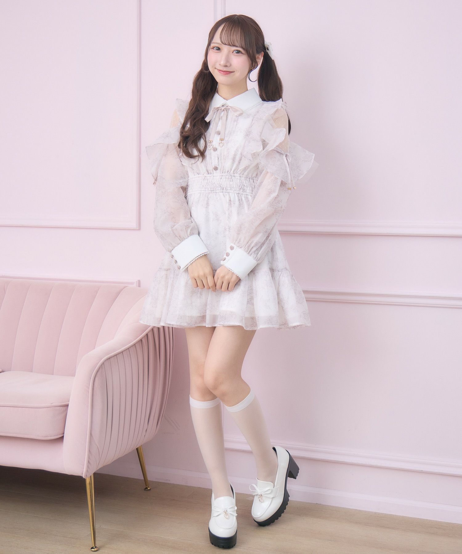 花柄ミニワンピース | Rlab store