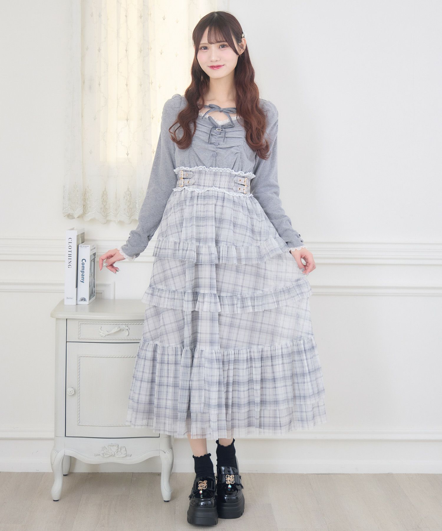 チュールティアードドッキングワンピース | Rlab store