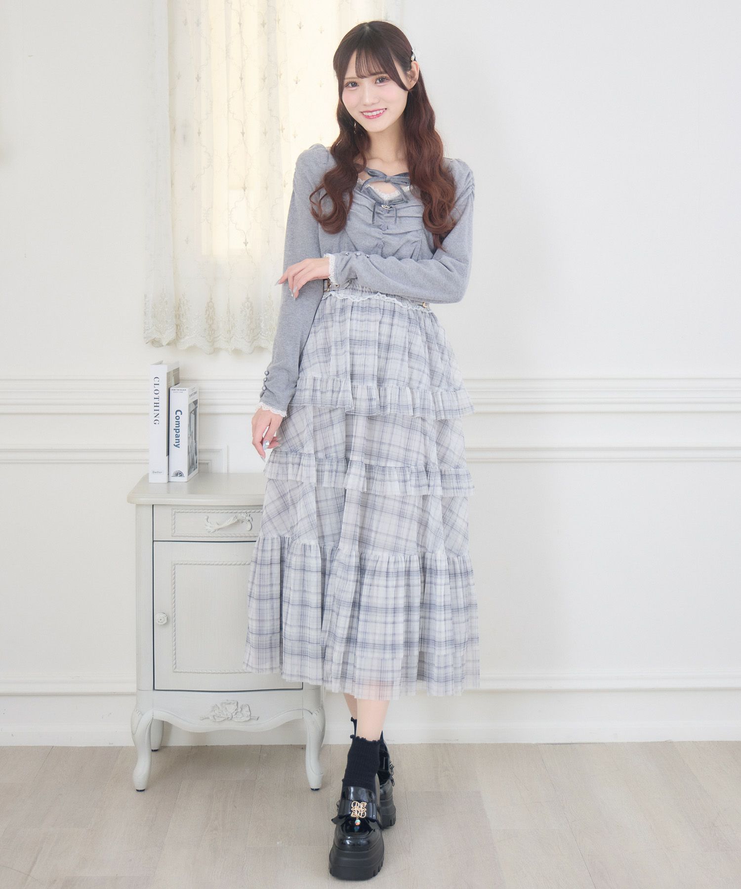 チュールティアードドッキングワンピース | Rlab store